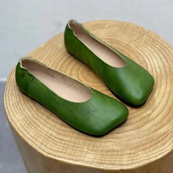 Women Flats  Spring Autumn Fashion Casual Solid Color Loafers Shoes Square Toe Lolita Shoes Sneakers