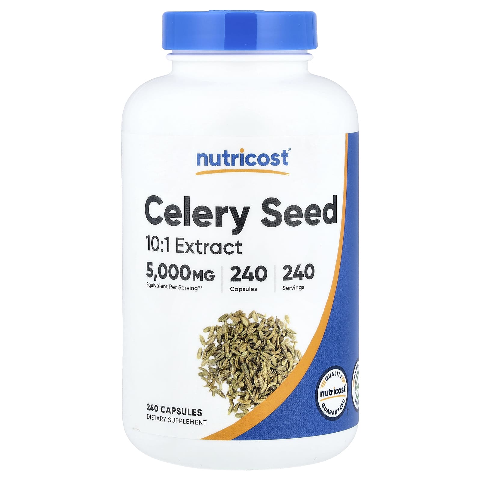 

Nutricost, Celery Seed, 500mg, 240 Capsules