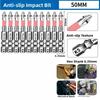 6/10pcs High Torque Batch Head Impact Resistant Ph2 Screwdriver Bit  Screw Driver Hand Tool