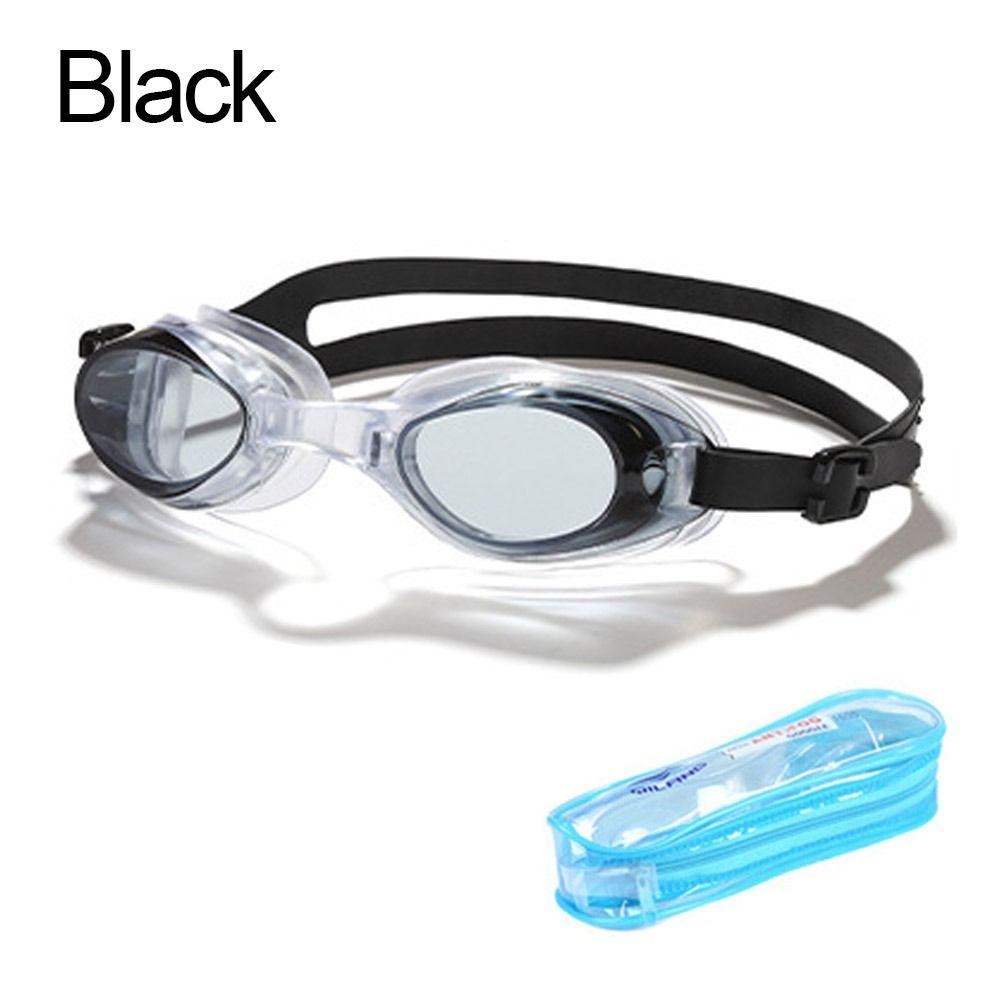 

Антизапотевающие HD Взрослые Детские Мужские Женские С Сумкой для Хранения С Берушами Очки для Дайвинга Очки для Плавания чёрный