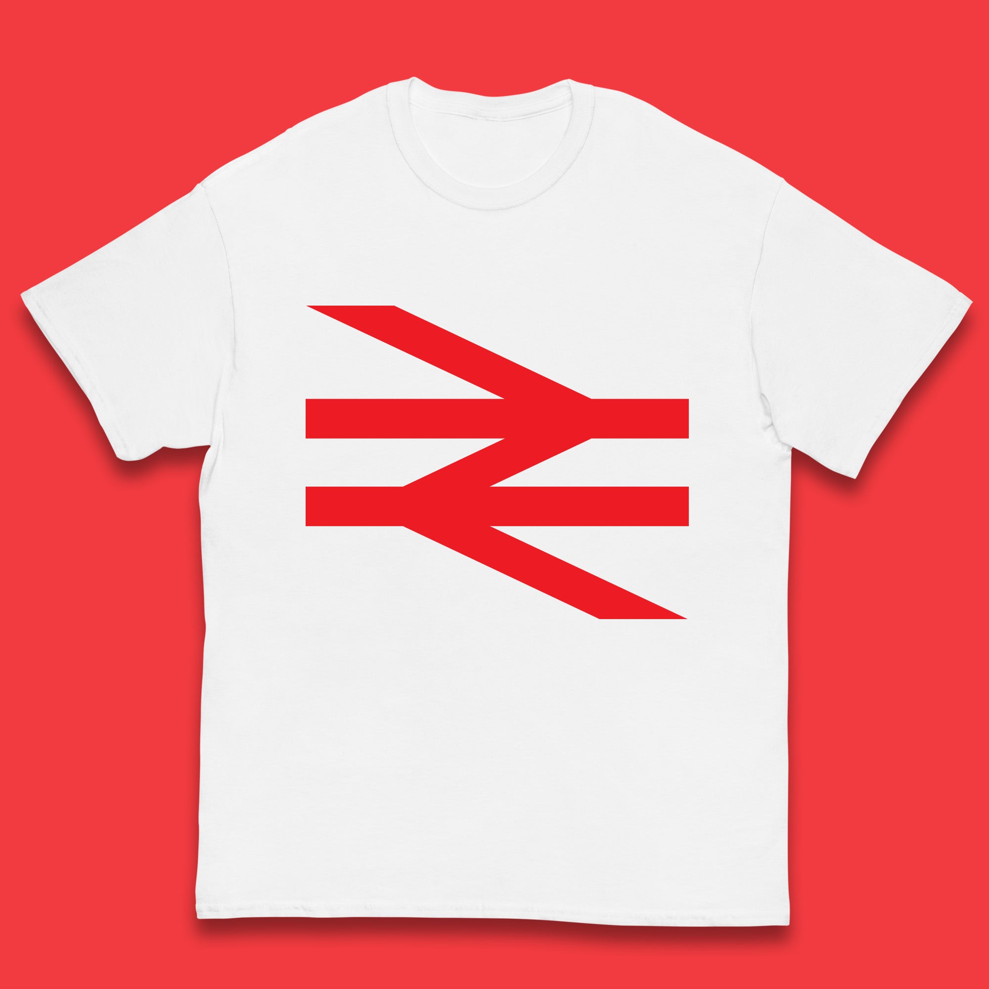 British Rail Union Jack Logo Trains Trainspotter Train Nationalisation Britain Uk Labour Politics Kids T Shirt 100