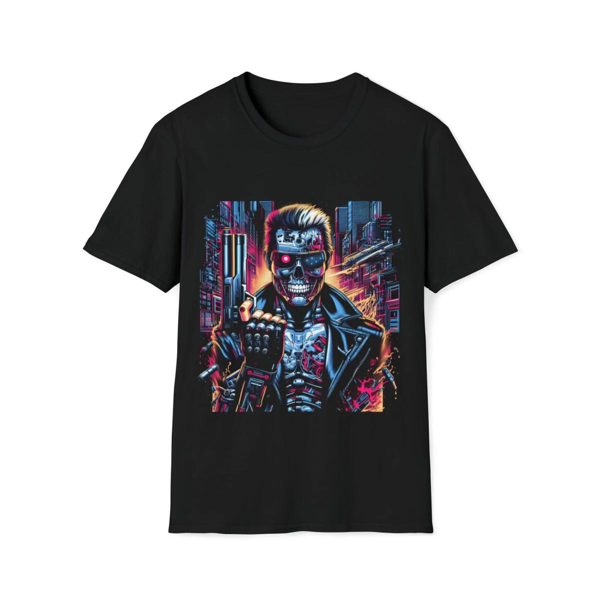 Cyberpunk Terminator T-Shirt - The Machine Evolves M