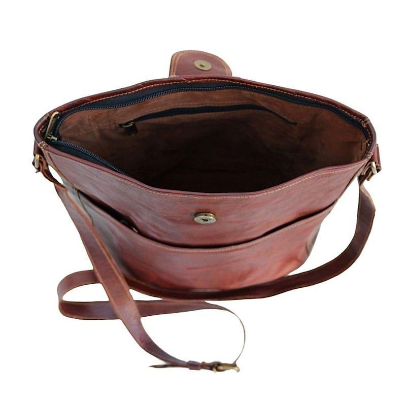 PHOEBE KOŽENÁ taška přes rameno, Velká velikost