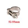Universal Motorcycle Stainless Steel 304Single Exhaust Pipe Clamp Exhaust Tube Clip For Slip-on Type Muffler Silencer Adjustable