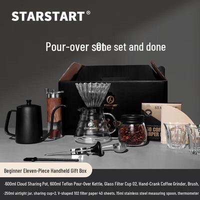 STAR-START Pour-over Coffee Maker Gift Set (11-piece)