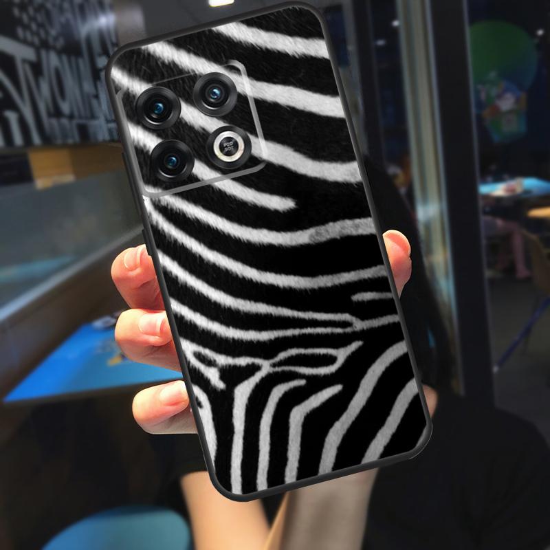 

Zebra Skin Print Funda For OnePlus 13 12 R 11 9 10 Pro 8T 9RT 10T OnePlus Nord 4 CE 2 3 Lite N30 N20 Case OnePlus Nord CE3Lite