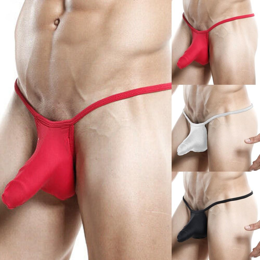 Muži Sexy Low Rise Prodyšné kalhotky Tanga G String T Zadní pouzdro JJ Spodničky