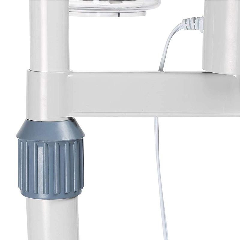 2-in-1-Gesichtsdampfer mit 5-facher Vergrößerungslampe, Ozon-Nano-Ionen-Gesichtsdampfer, Luftbefeuchter, Verdampfer, Aromatherapie-Nebel, Dampf-Inhalation