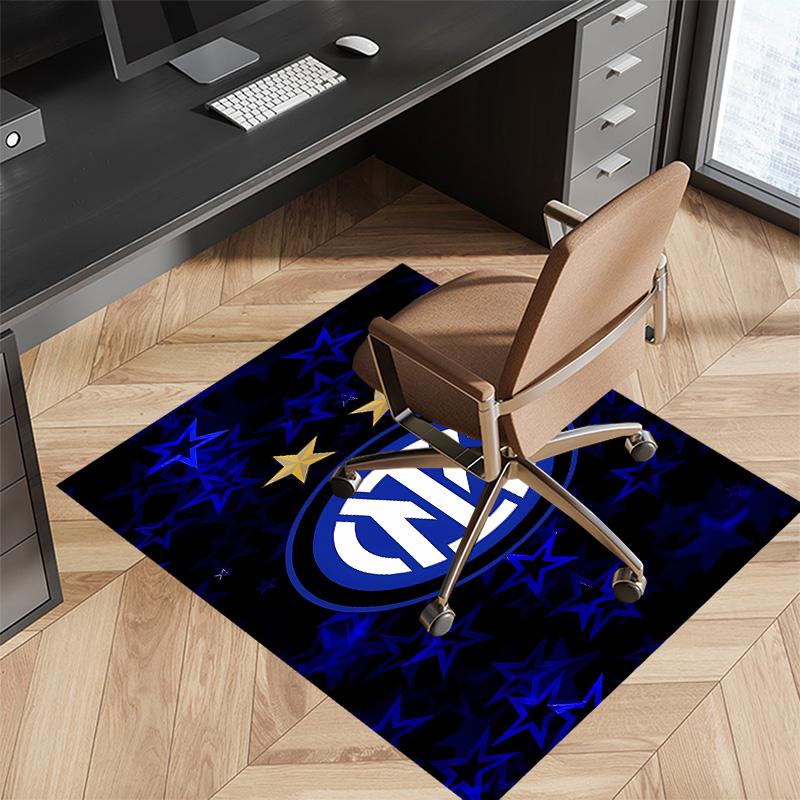 Inter Milan logo1 Printed Absorbent Washable Carpet, Non-Slip Bathroom Mats, Kitchen Rugs, Yoga Mat,Living Room Entrance, Camping Picnic Rugs