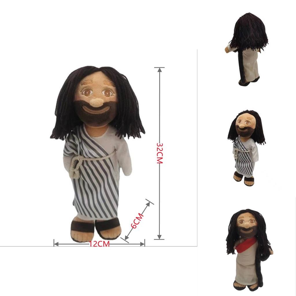 Jesus Charakter Plüschpuppe Hochwertige PP Baumwollfüllung 32 cm Höhe Mehrere Farben