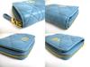 Authentic Dior Turquoise Leather Caro Scrlet Wallet Bifold Wallet #a360  Refurbished