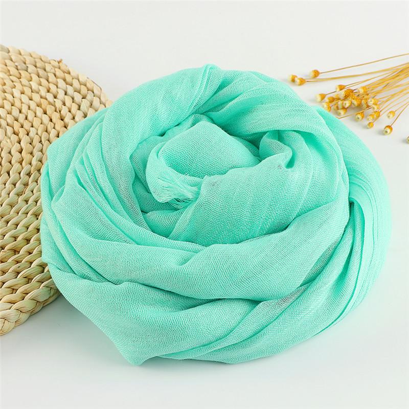 37 Color Plain Big Size Fringe Cotton Viscose Scarf Lady Warme Soft Shawls And Wraps Pashmina Stole Female Kerchief Muslim Hijab