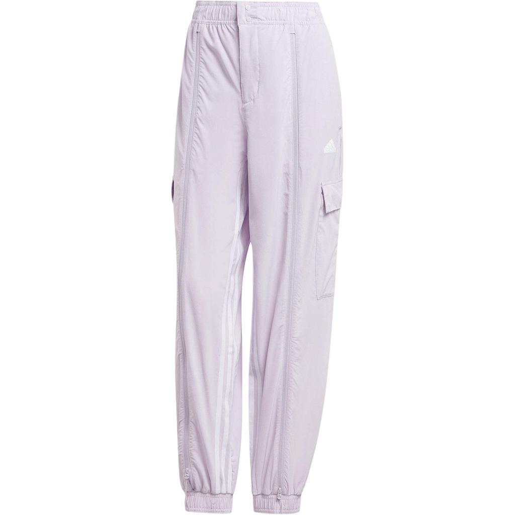 Adidas Dance Three Stripe Color Block Loose Fit Jogger Pants Women Pants Purple IS0907