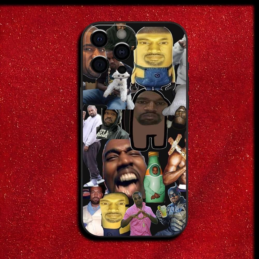 Rapper Funny K-Kanye West Phone Case For iPhone 16,15,14,13,12,11,Pro,X,XS,Max,XR,Plus,Mini Soft Black Cover