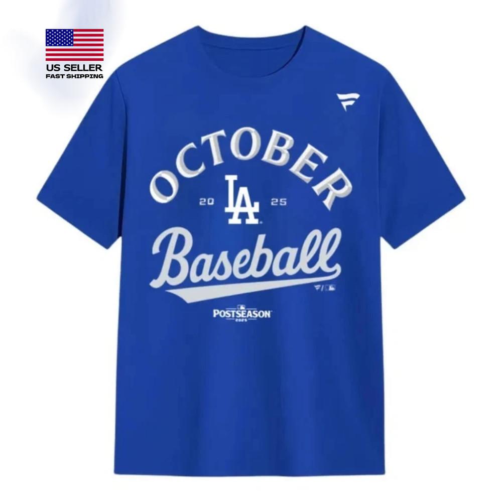 

SALE - Dodgers 2025 World Series Let’s Go Dodgers Unisex T-Shirt XXL