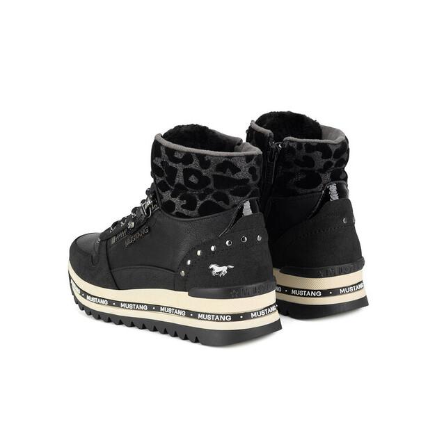 Mustang 1364-503 Ankle Boots, Black