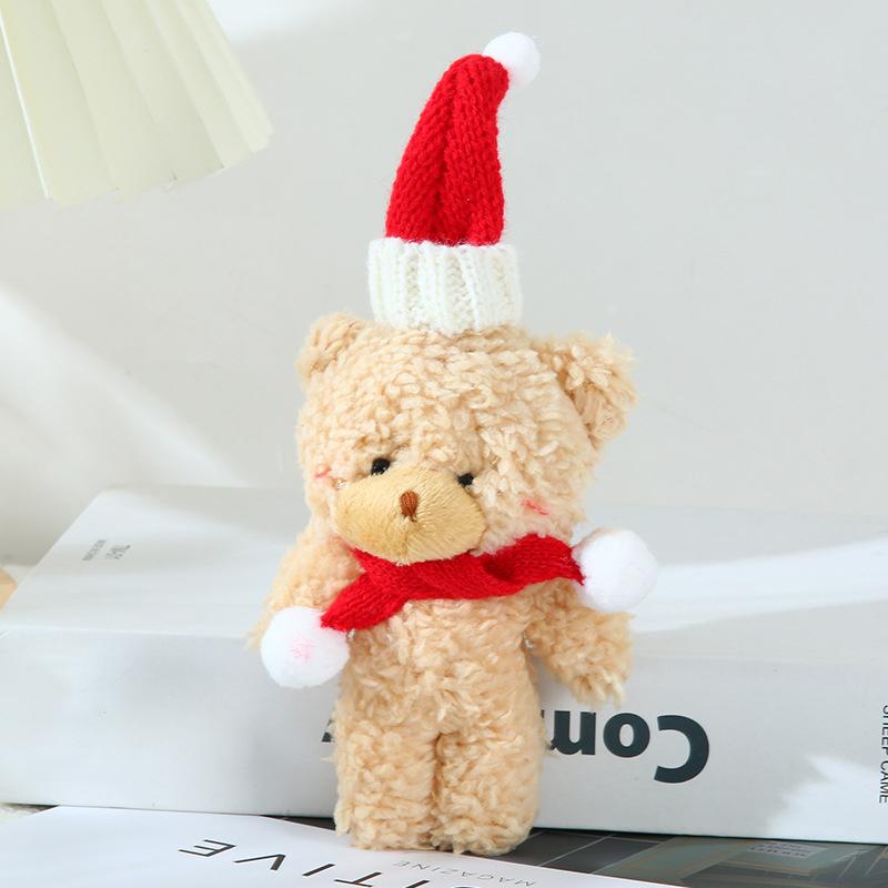 Christmas Cute Blush Joint Bear Bag Cute Clothing Accessories Bear Doll Pendant