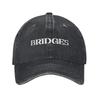 Logo Bridges Death Stranding Cappellino da Baseball Denim Usurato Retrò Cappello Snapback Stile Unisex Attività all'Aperto Cappelli Regolabili