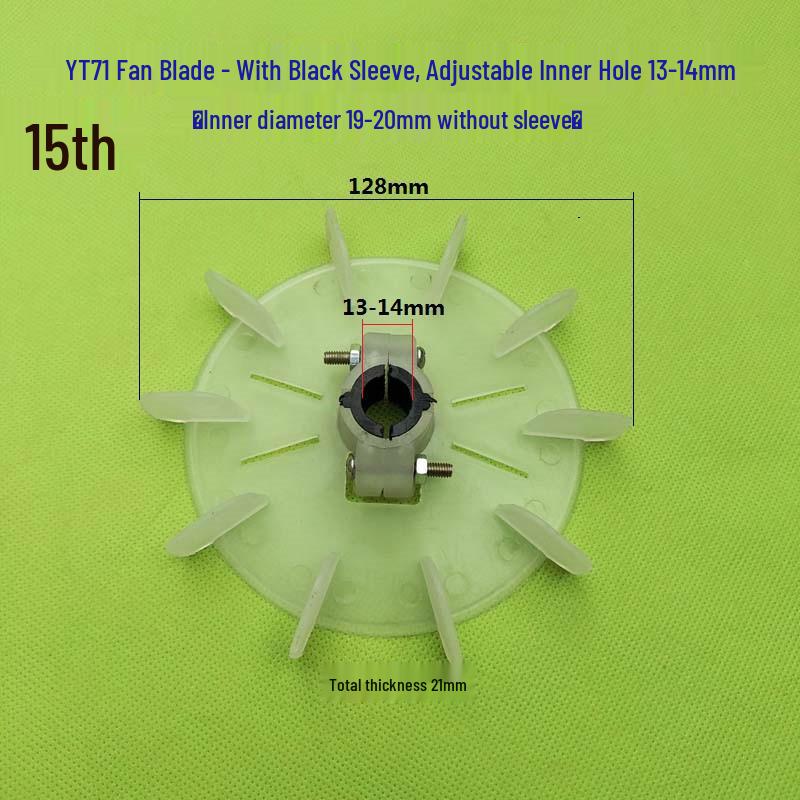 Plastic Cooling Fan Blade for 220V/380V Electric Motor and Booster Pump
