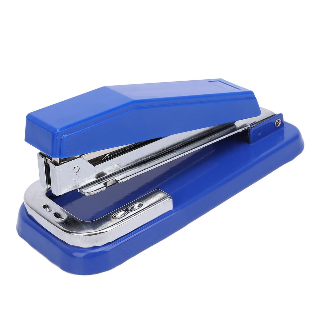 Rotating Stapler Compact Book Stapling Machine 25 Sheet Capacity for 24 6 26 6 Staple Paper Cardboard Leather Blue