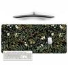 Mouse Pad Gamer Green Flowers And Plants XL Computer Mousepad XXL Mechanical Keyboard Pad Soft Carpet Natural Rubber Mouse Mats