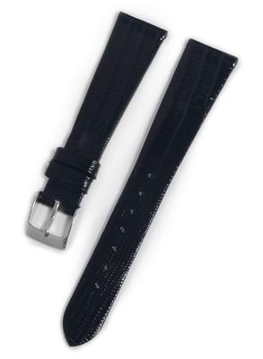 CASSIS Bracelet de Montre Lézard Teju HAVRE 19mm Noir avec Outils de Remplacement U1089041019019