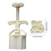 Traditional Pastries Cookie Stamp Hand Pressed Mooncakes Mold Bean Pastes Cake Bakewares Dessert Mould for Cooking Lover