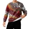 Men's Round Neck Fleece-Lined Thick Warm Sweatshirt