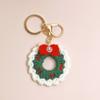 Knitted Christmas Hat Pendant Christmas Christmas Gloves Keyrings  New Year
