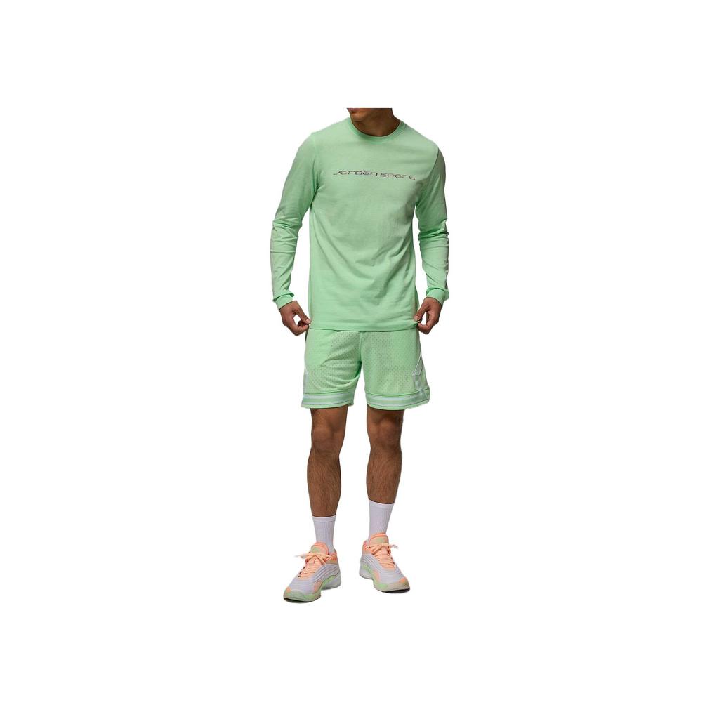 Jordan Sport Dri-FIT Comfortable Soft Breathable Long Sleeve T-Shirt Men Tops Green HJ2344-376