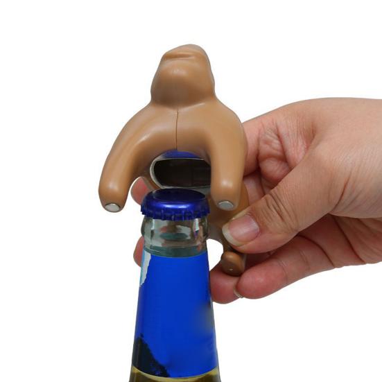 Gorilla Beer Bottle Opener Magnet Cute 3D Animal Soda Beverage Bar Bottle Opener Stainless Steel Kitchen Accessory