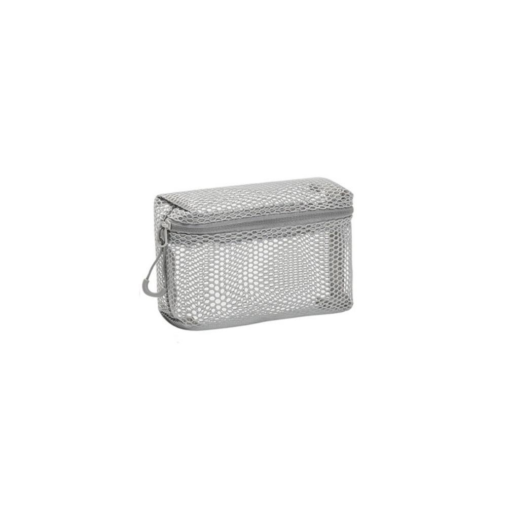 Visible Mesh Makeup Bag Hollow Nylon Storage Pouch Breathable Mesh Cosmetic Bag Girls