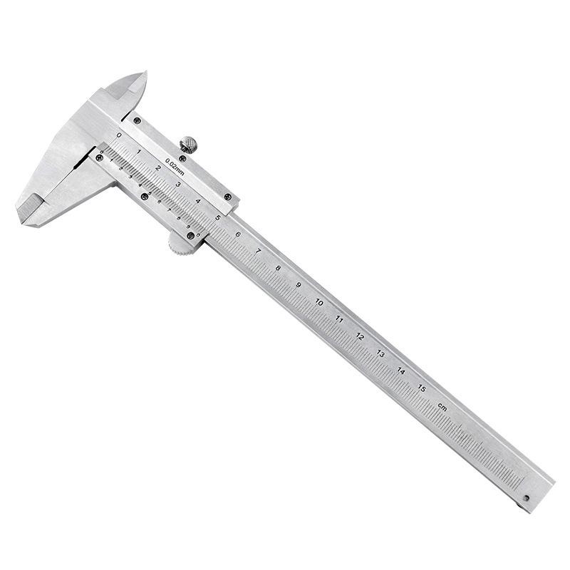 

Vernier Caliper Carbon Steel Precise Measurement Vernier Caliper Four Purpose Metal Carbon Steel Measuring Tool 0-150mm