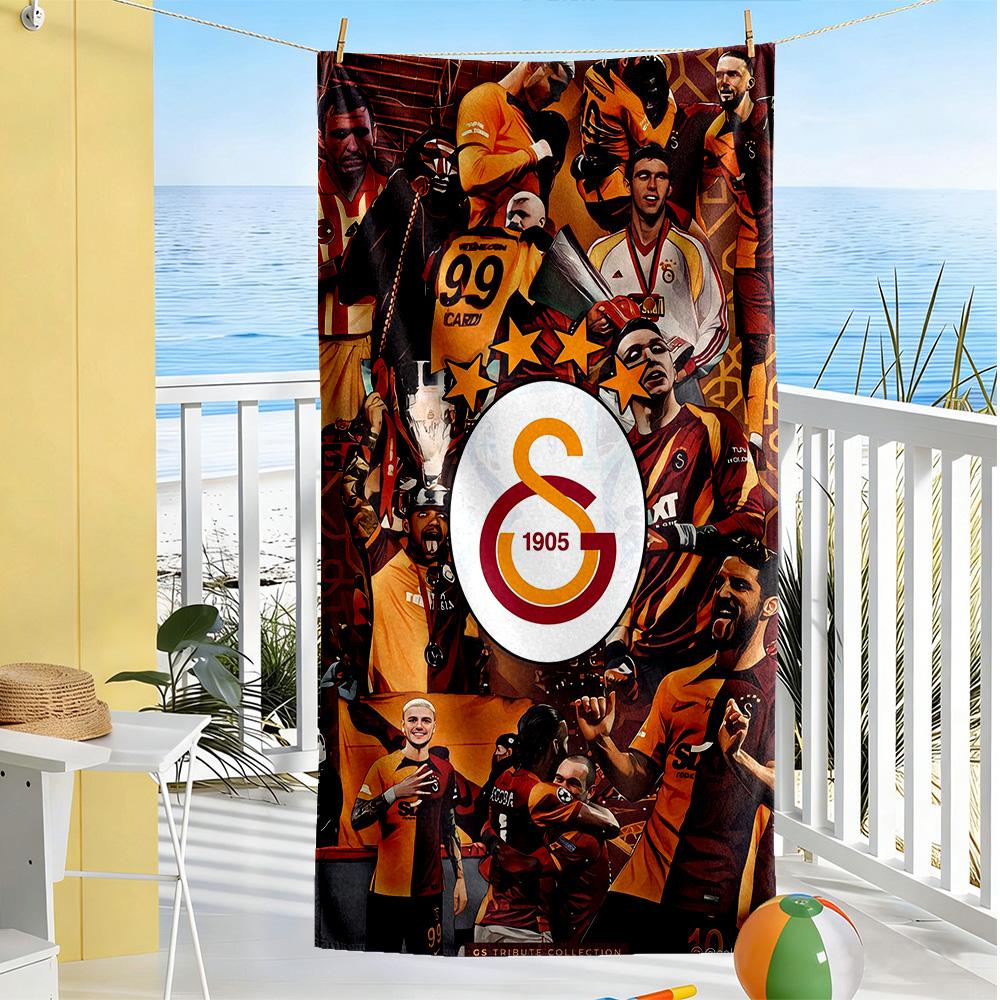 Galatasaray Beach Towel Soft Durable Quick-Dry Comfortable Lightweight