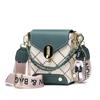 Mini Studded Decor Crossbody Bag Argyle Embroidery Mobile Phone Purse Trendy Chain Decor Handbag For Women