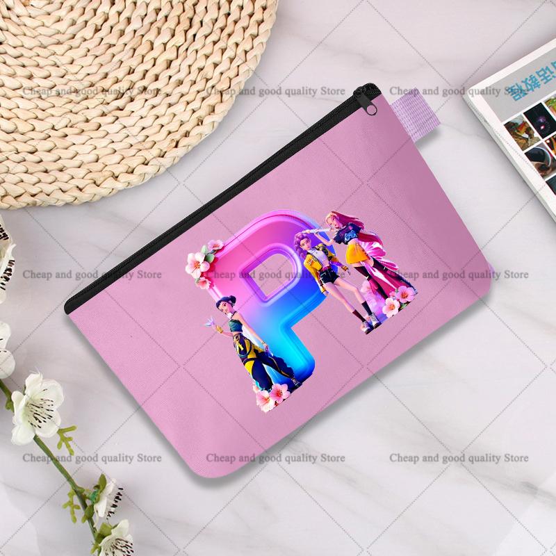 KPop Demon Hunters Pencil Case Cute Multipurpose Bag Fashion Anime Portable Cosmetics Storage Printing Go To School Beautiful Gift for Kid