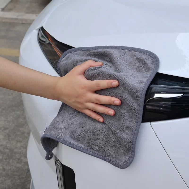 Microfiber Cleaning Towel Cloths Reusable Cleaning Towels Absorbent for Car Window Thicken Microfiber Cleaning Cloths Lint Free