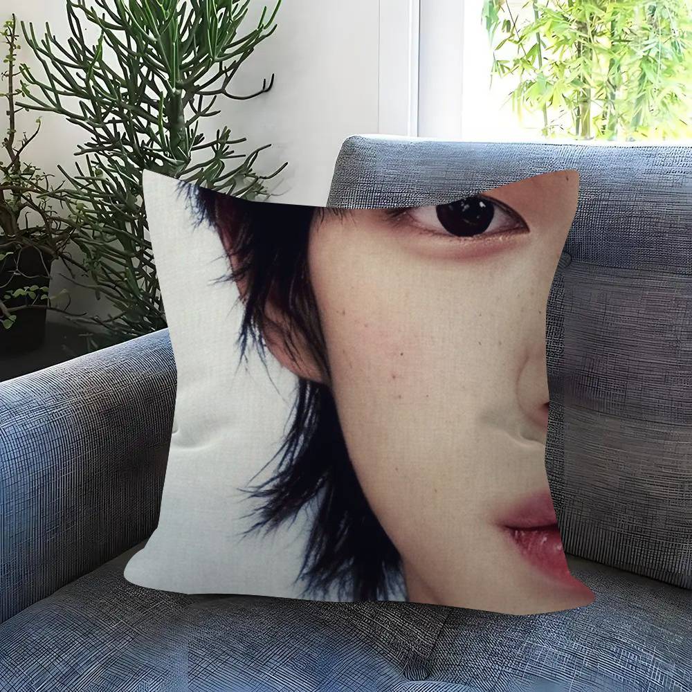 Singer J-J-Juhoon Korean Idols Pillow Cover Design Cushion Cover Decor Holiday Decorati