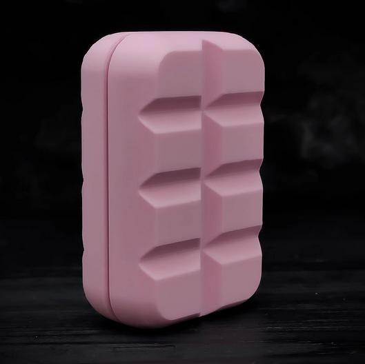 

3D Printed Chocolate Magnetic Push Card Fidget Edc Mechanical Slider Pushing Plate Haptic Coin Sensory Relieve Stress Relief Toy