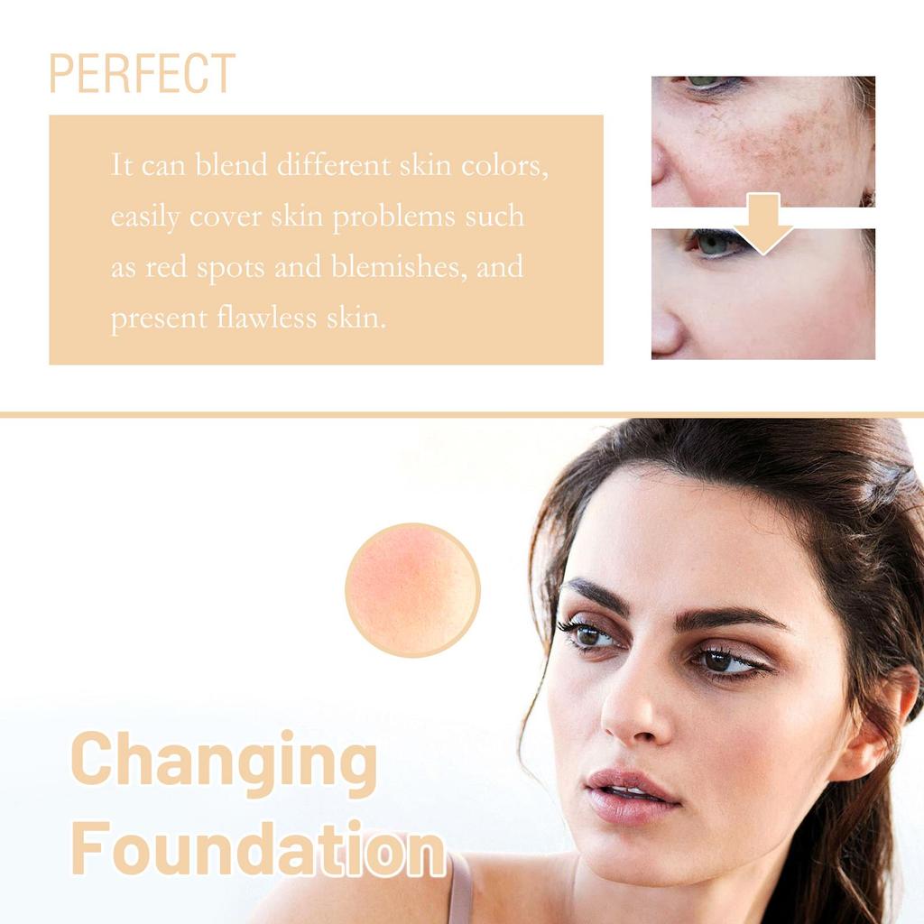 Naturalny Zmieniający Kolor Magiczny Podkład Kryjący Pory Nawilżający Krem BB Długotrwały Magiczny Podkład Zmieniający Kolor