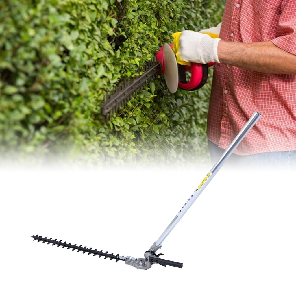 Hedge Trimmer Attachment Replacement High Branch Shrub Grass Pole Trimmer Assembly for Lawn Mower