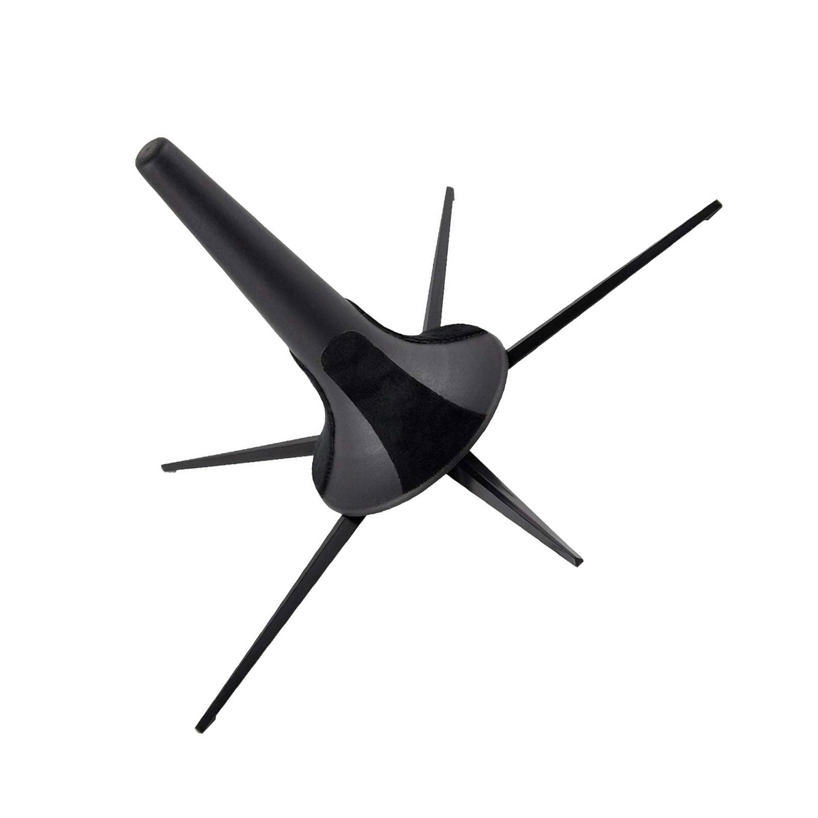 Портативная подставка для трубы Металлический держатель для трубы Складная 5-ножная подставка для трубы Съемная стойка для инструмента Экономия места