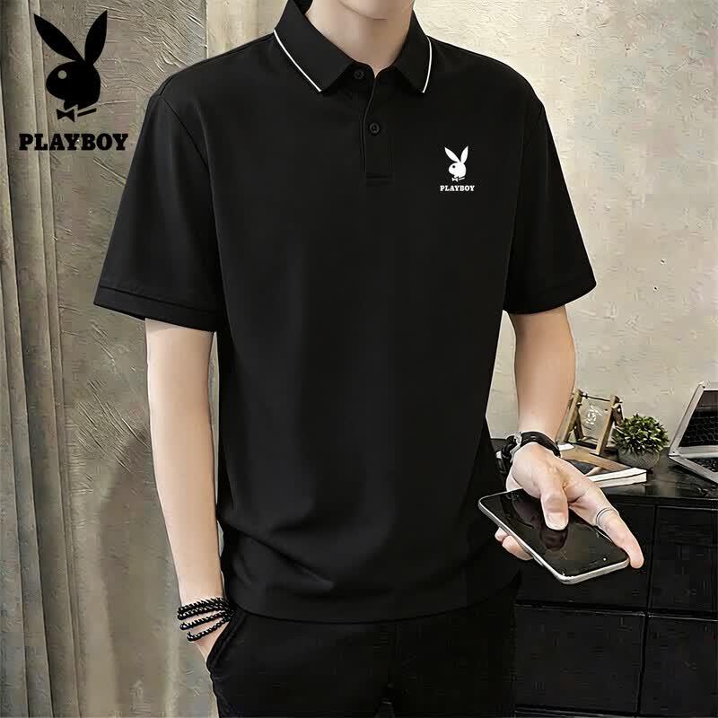 PLAYBOY Men s Pique Polo Shirt XL