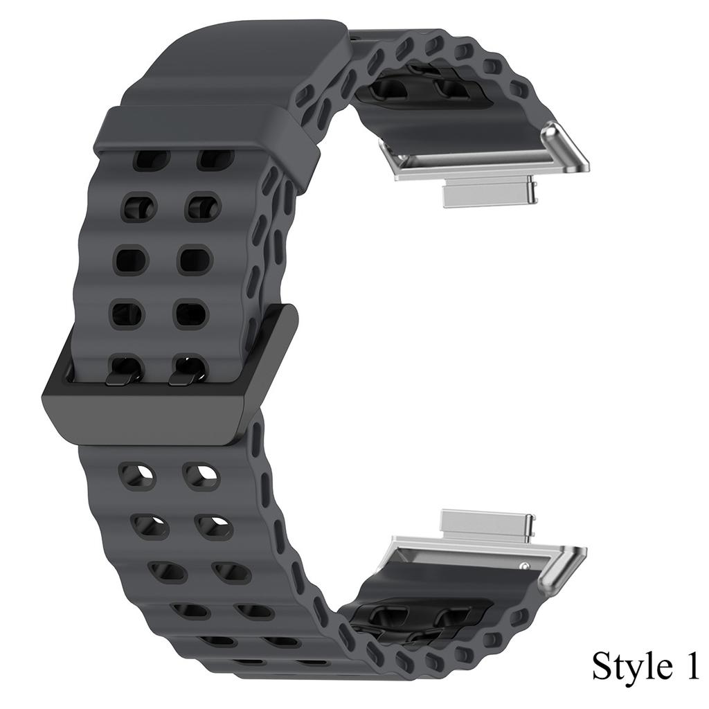 Voor Redmi Watch 6 Siliconen Polsband Voor Redmi Watch 5/4 Horlogebandje Voor Xiaomi Mi Band 8/9Pro Ademend Bandje Sportarmband