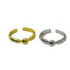 Korean Style Simple Fashion Open Bead Ring for Women