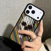 Capa Case for iPhone 17 Air 16 Pro Max 15 Plus 11 13 Mini 14 12 Back Phone Cover Stripe Skull