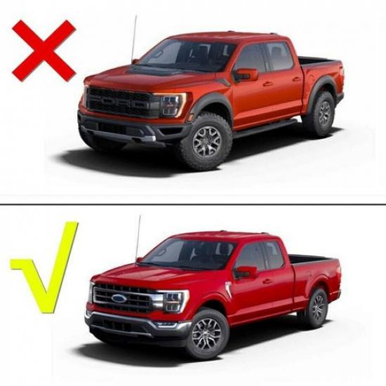 Front Fog Light Lamp Cover Trim Frame Decoration For Ford F150 21+ Accessories