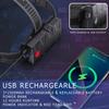 90000 Lumens Rechargeable Headlamp with 9 Modes, Adjustable Focus, and Battery Indicator - Waterproof Hard Hat Design