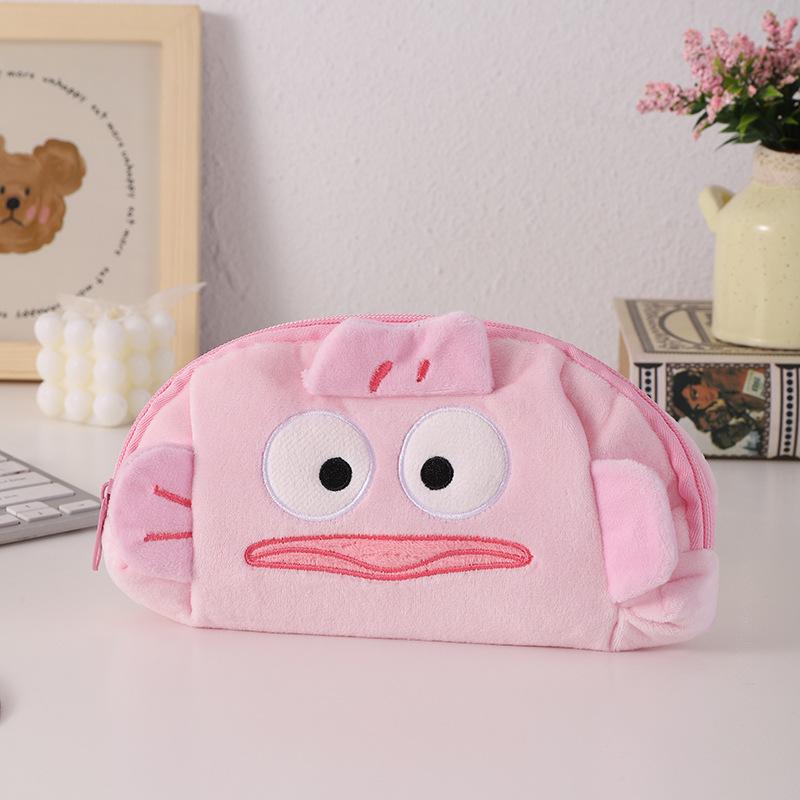 

Cute Plush Pink Pig Pencil Case Children s Stationery Organizer Pen Bag Portable Large Capacity Pen Bag Student