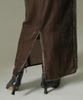 Nano Universe Velour Narrow Size M Greige Women's Skirt, (043), (669-4230331)